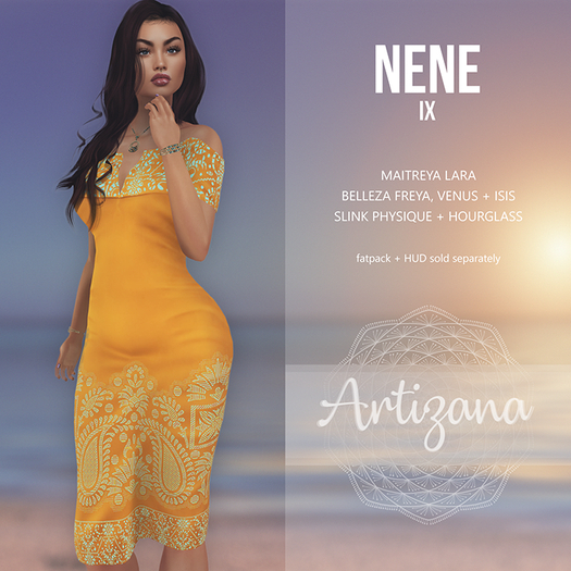 Artizana - Nene IX - Off-Shoulder Pencil Dress