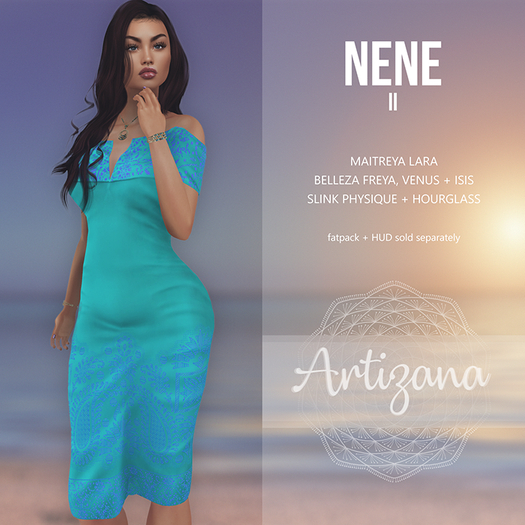 Artizana - Nene II - Off-Shoulder Pencil Dress