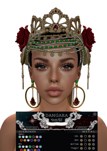 .:a:. Dangara -Tiara&Earrings- RARE!