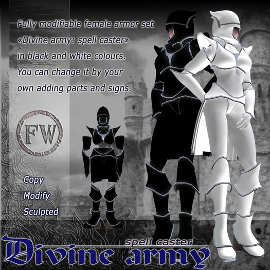 Divine Army armor set "Spell Caster"