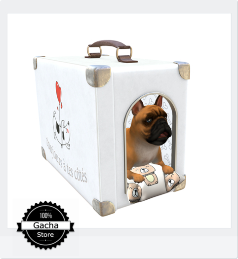 Serenity Style- Box French Bulldog Suitcase RARE