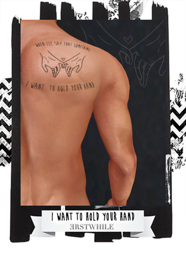 erstwhile // Hold Yound Hand Tattoo HUD [ADD THIS]
