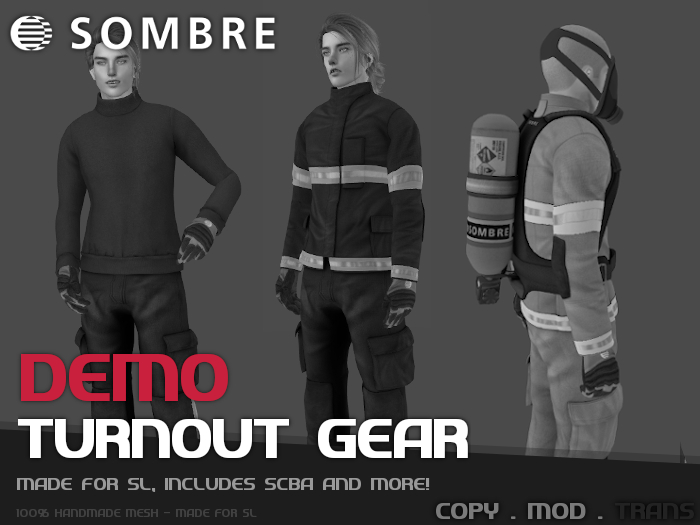 Sombre Turnout Gear v2 DEMO