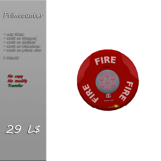 Primcounter Fire Alarm Mesh