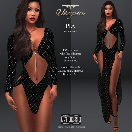 Utopia Pia silver net