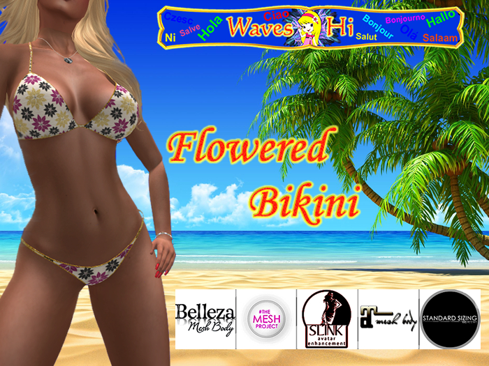 Bikini - Flowered (C)