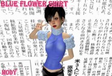 YHS Blue Flower Shirt