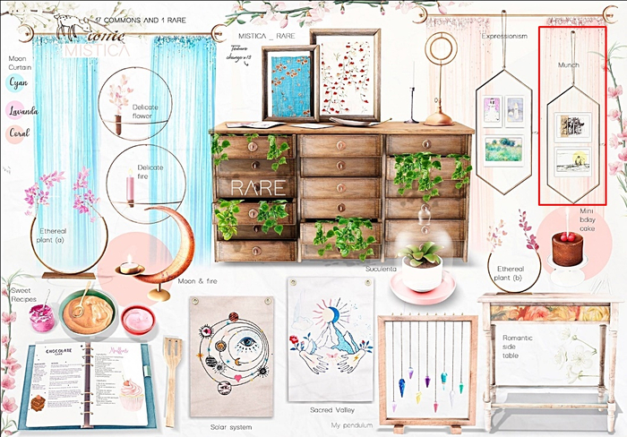 ionic : Munch  (Geometric wall decor)