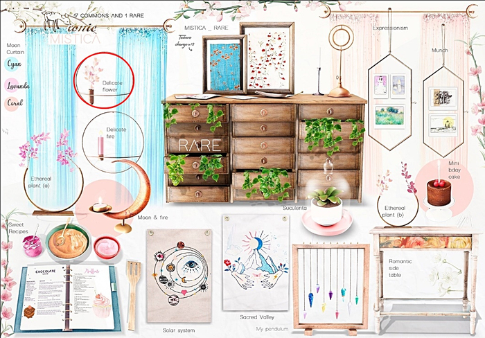 ionic : Delicate flower  (Wire wall decor)