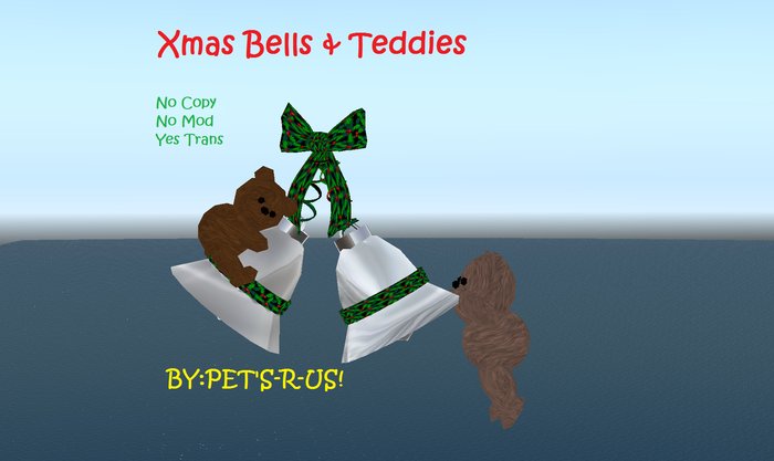 xmas bells& teddies