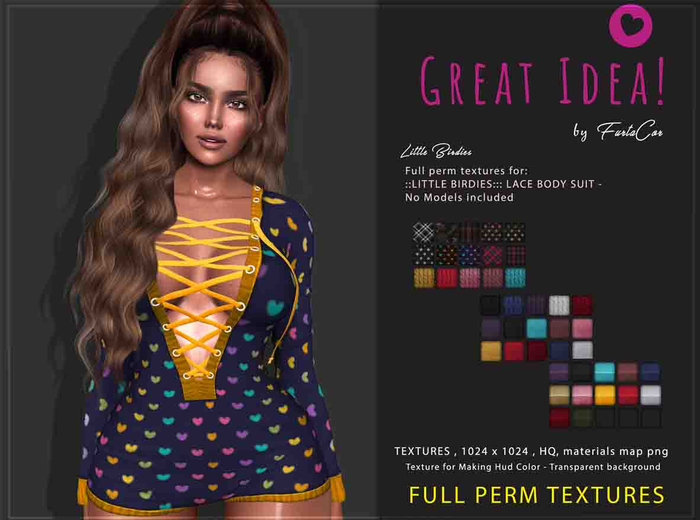 :::GREAT IDEA:::Little Birdies - Lace Body Suit