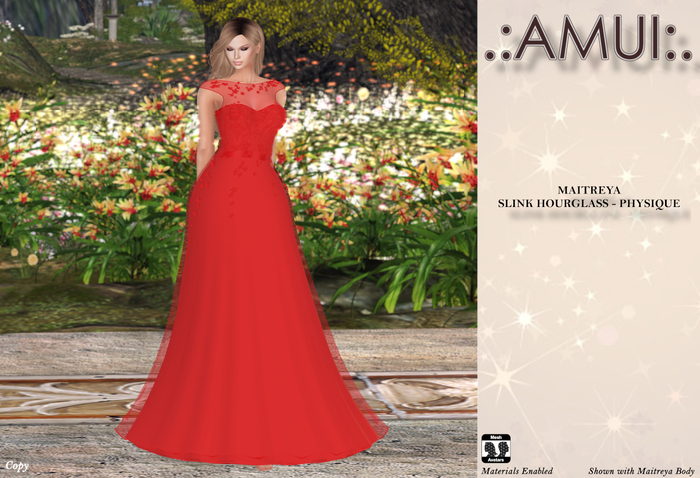 .:AMUI:. "Astrid" Gown - Red - ADD ME