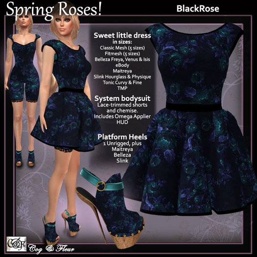 C&F Spring Roses Bundle 2 - BlackRose w Omega Appliers