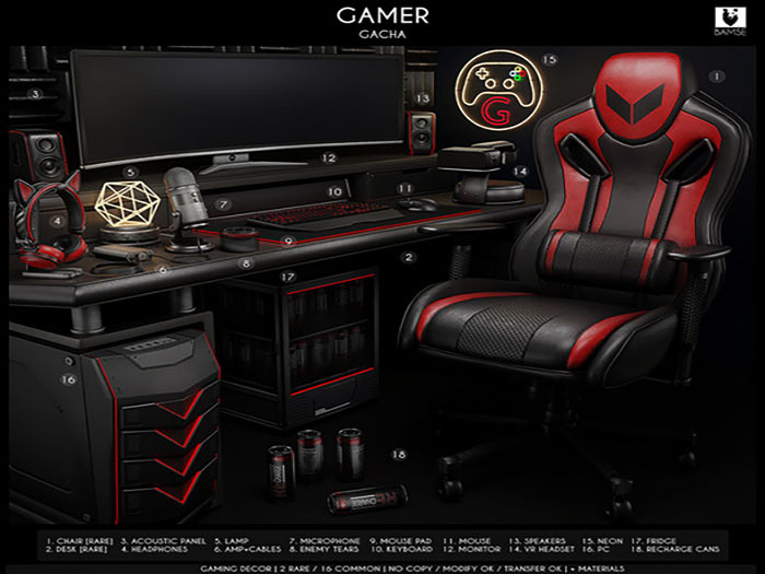 5. BAMSE : Gamer - Lamp