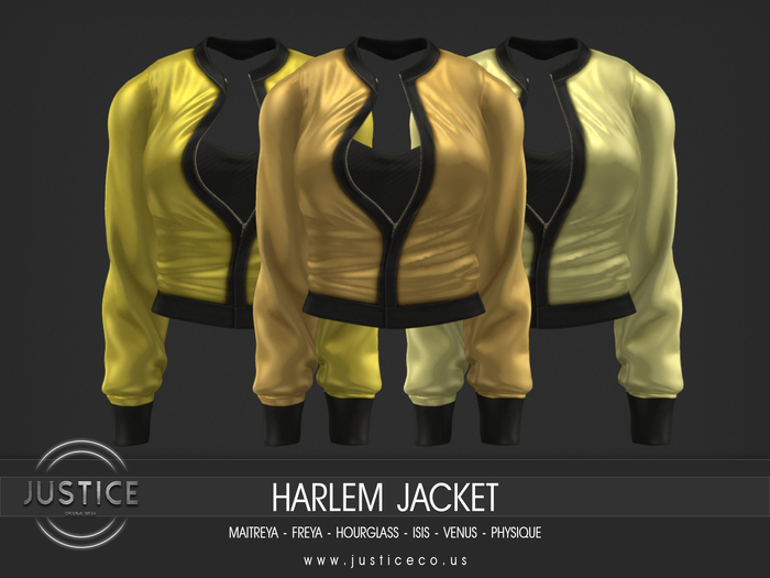 [JUSTICE] HARLEM JACKET - YELLOWS