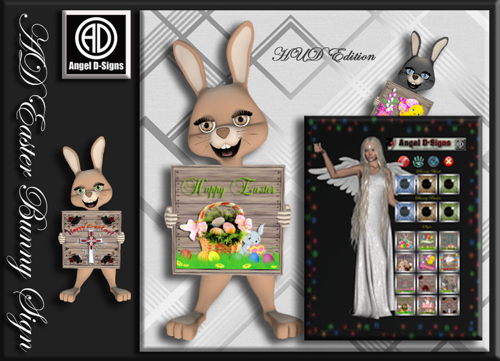 AD Easter Bunny Sign HUD Edition(wear!)