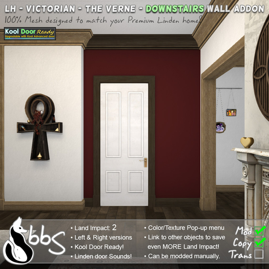 [bbS] LH - Victorian - The Verne - Downstairs Wall AddOn (BOX)