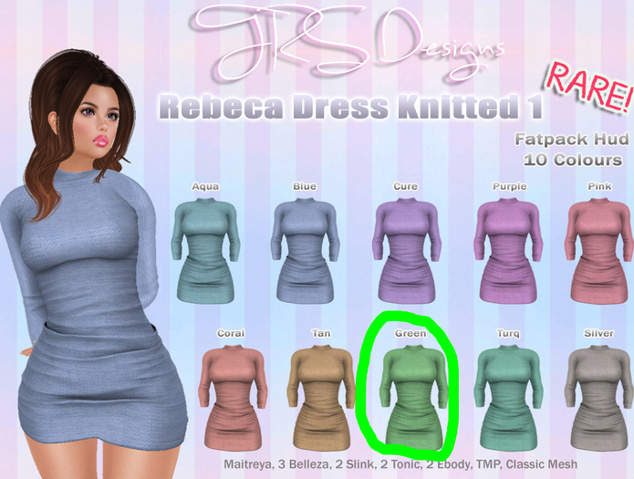 Rebeca Dress Knitted 1 Common Green