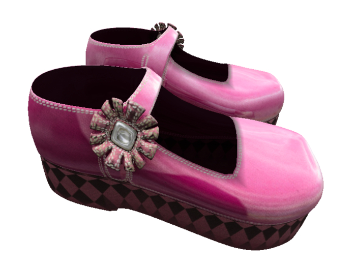 *Sweet Kajira* Nekane Shoes Pink Patent Leather