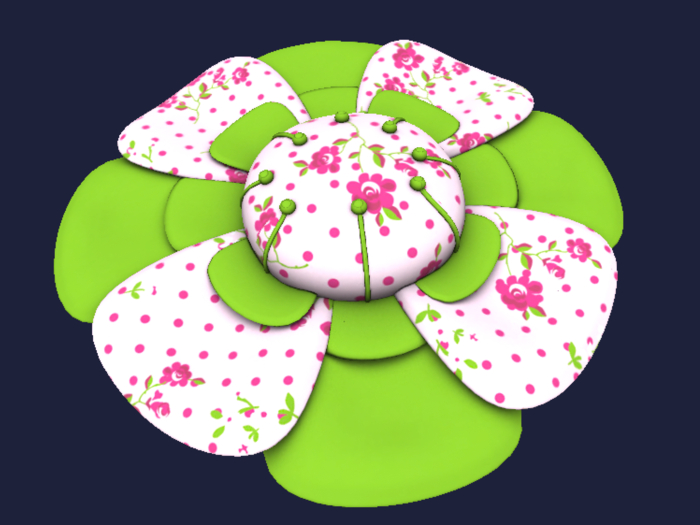 {Aura's} Patisserie Chic {Pink Floor Pillow}