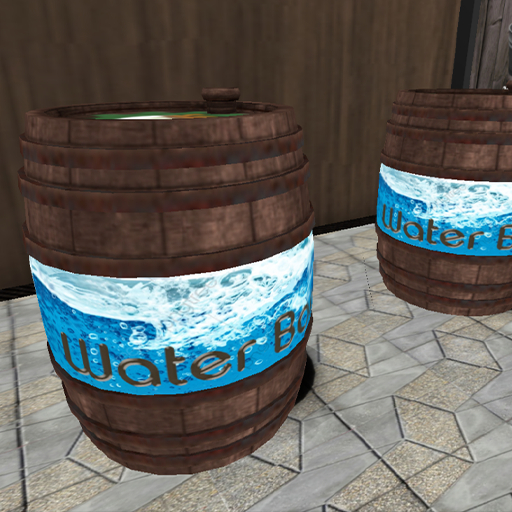 Vendor water barrel