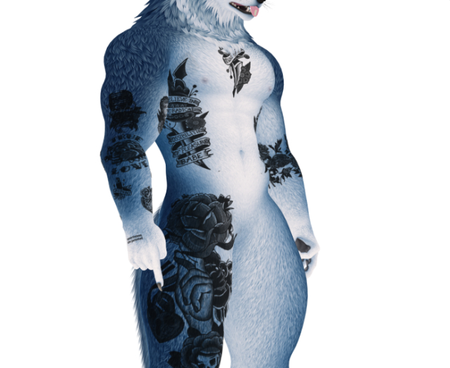 [ V4.1 ] JOMO Male Werewolf Tattoo Alone