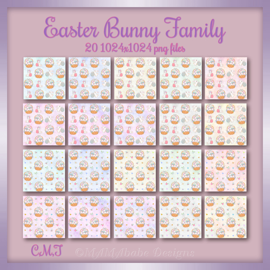 Easter Bunny Family