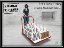 ~Khargo~ Toilet Paper Trolley - wearable attachment with AO