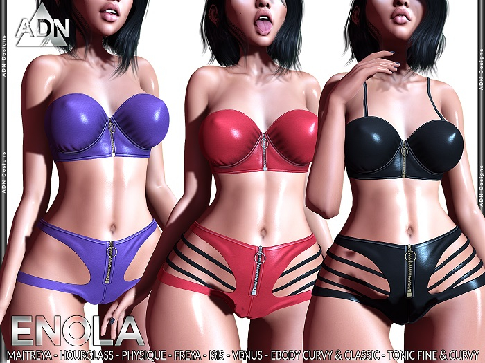 ADN -demo ENOLA MAITREYA lara Slink HOURGLASS PHYSIQUE Belleza FREYA ISIS VENUS EBODY CURVY CLASSIC TONIC FINE CURVY 