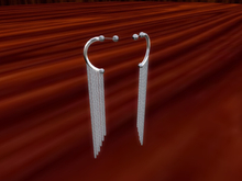 TM Half-Hoop Dangly Earrings - Color Change - Resize - Brightness