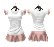 *** Harmonia Beige Sweetness Outfit Skirt Tee Maitreya