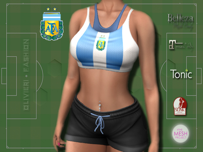 ARGENTINA - TANK TOP & SHORTS