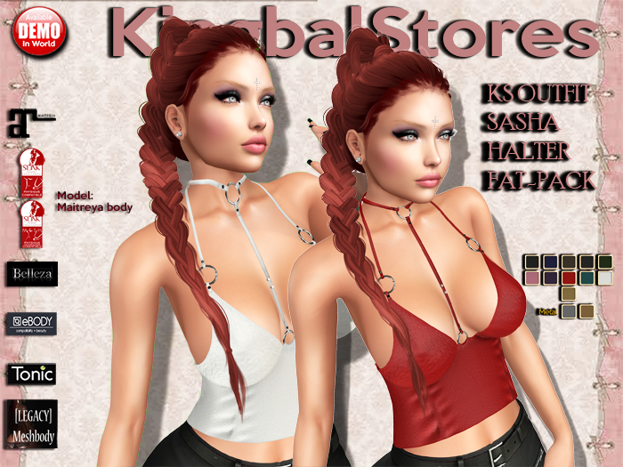 KS OUTFIT SASHA HALTER FAT-PACK