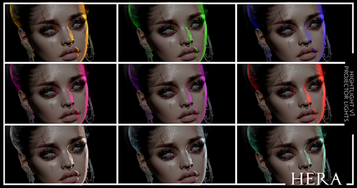 HERA - Colour Highlight Projectors.