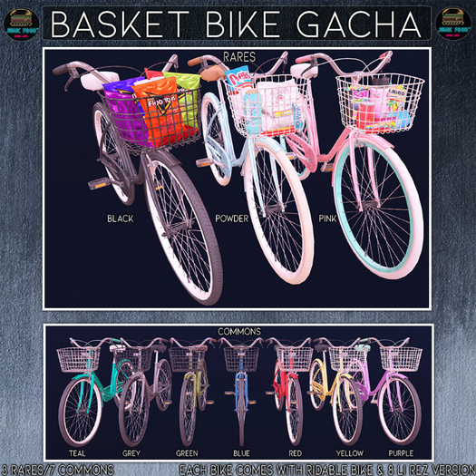 Junk Food - Basket Bike (Black) RARE