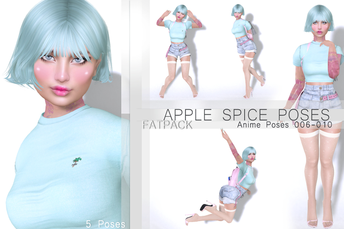 Apple Spice - Kawaii Poses 006-010 Fatpack