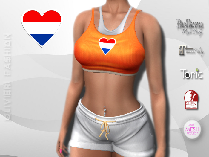 NETHERLANDS - TANK TOP & SHORTS - Heart