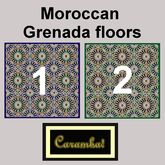 Moroccan Grenada mosaic floors (textures)