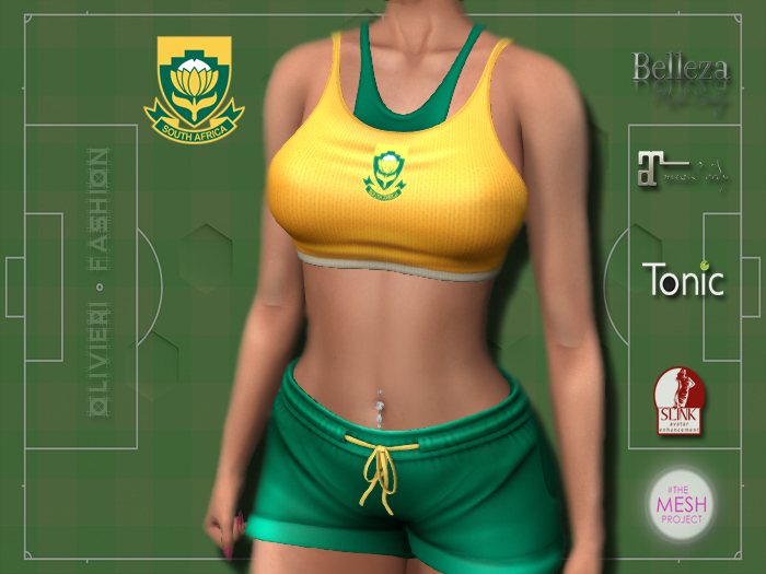 SOUTH AFRICA - TANK TOP & SHORTS