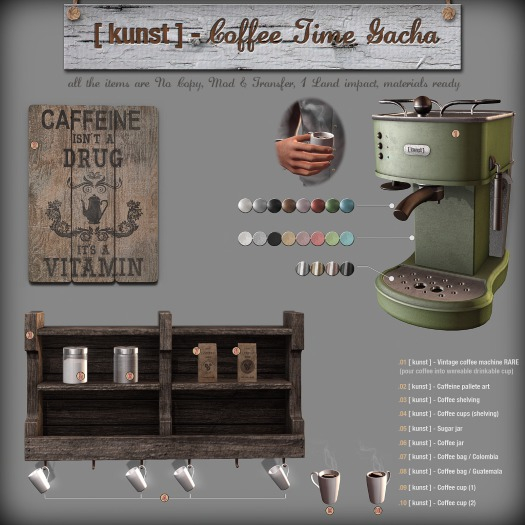 .01 [ kunst ] - Vintage coffee machine RARE