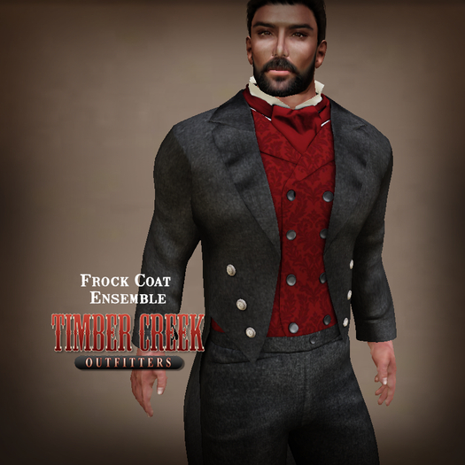 [Timber Creek] Frock Coat-Oxblood-Boxed