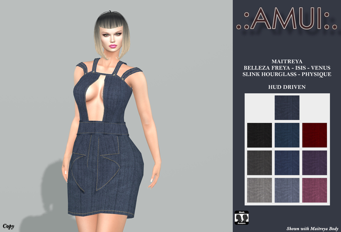 .:AMUI:. "Brenda" Dress (Maitreya Belleza Slink)