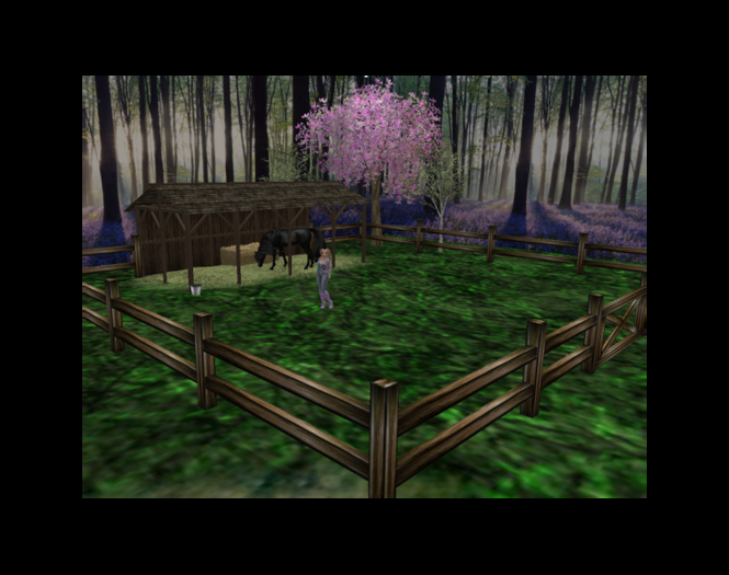 Lil Bits Simple Stable w/trees