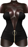 Kaithleen's Harker Linen Body Romper - Black