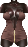 Kaithleen's Harker Linen Body Romper - Brown