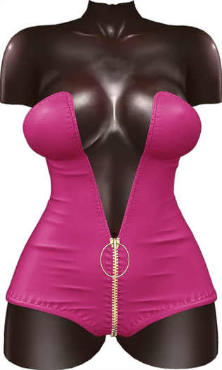 Kaithleen's Harker Linen Body Romper - Lipstick
