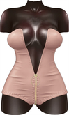 Kaithleen's Harker Linen Body Romper - Nude