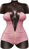 Kaithleen's Harker Linen Body Romper - Pink