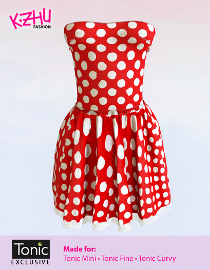 Cute Summer Dress (Red)