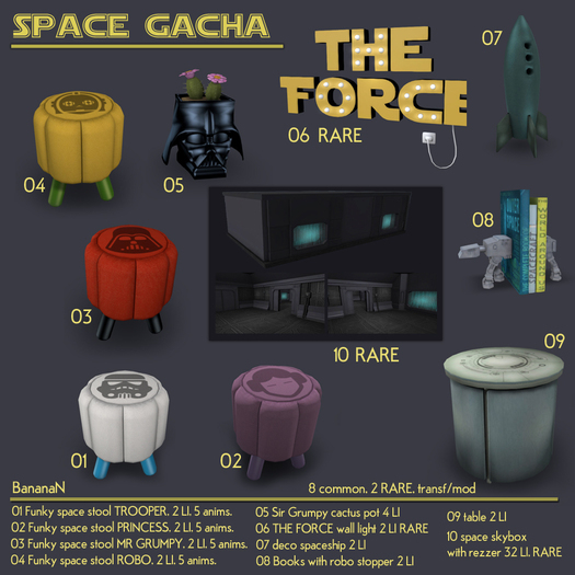 THE FORCE  wall light RARE